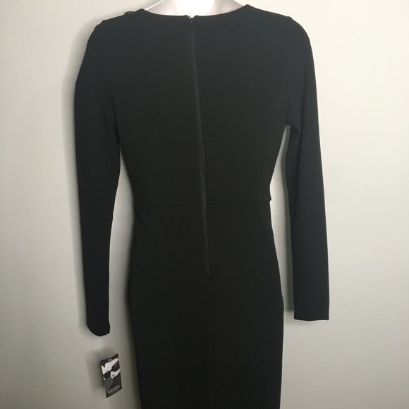 Boutique - Black Studded Pencil Dress - Item#90 - Picture 7 of 11
